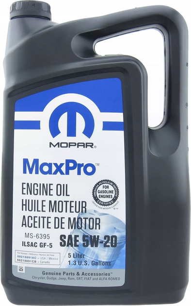 Olej silnikowy Mopar Max Pro 5W20 5 l (840984154807) - obraz 1