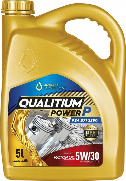 Olej silnikowy Qualitium Power P 5W30 5 l (5906749635907) - obraz 1