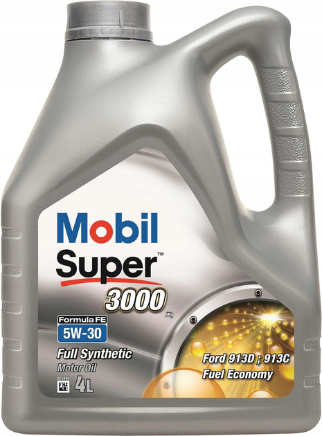 Olej silnikowy Mobil Super 3000 5W30 4 l (5055107438480) - obraz 1