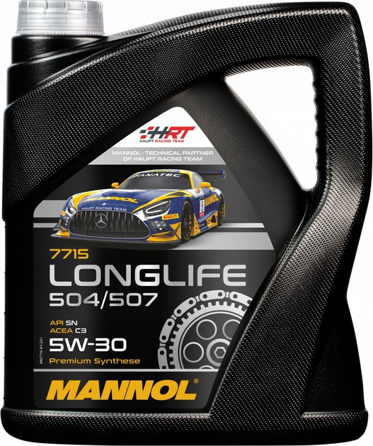 Olej silnikowy Mannol Longlife 504/507 7715 5W30 4 l (4036021138138) - obraz 1
