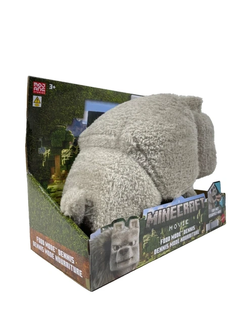 Мягкая интерактивная игрушка Волк Деннис из фильма Майнкрафт Mattel Minecraft Dennis The Wolf (JDW26) - Фото 6 Мягкая интерактивная игрушка Волк Деннис из фильма Майнкрафт Mattel Minecraft Dennis The Wolf (JDW26) - изображение 6