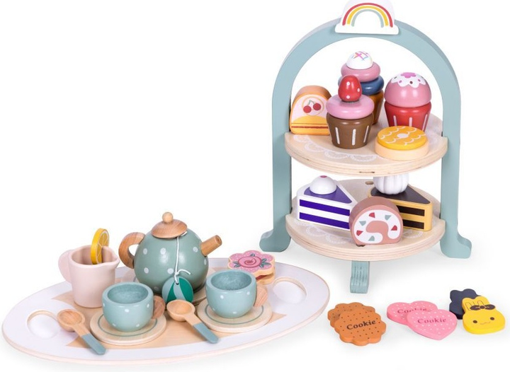 Zestaw do zabawy EcoToys Serwis do herbaty z ciastkami HM327785 (5905817004126) - obraz 2