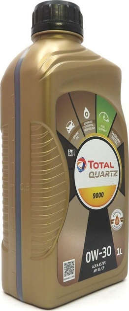 Olej silnikowy Total Quartz 9000 Energy 0W30 1 l (3425901108025) - obraz 2