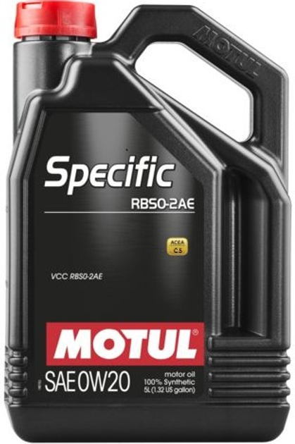 Olej silnikowy Motul Specific RBS0-2AE 0W20 5 l (3374650256214) - obraz 1