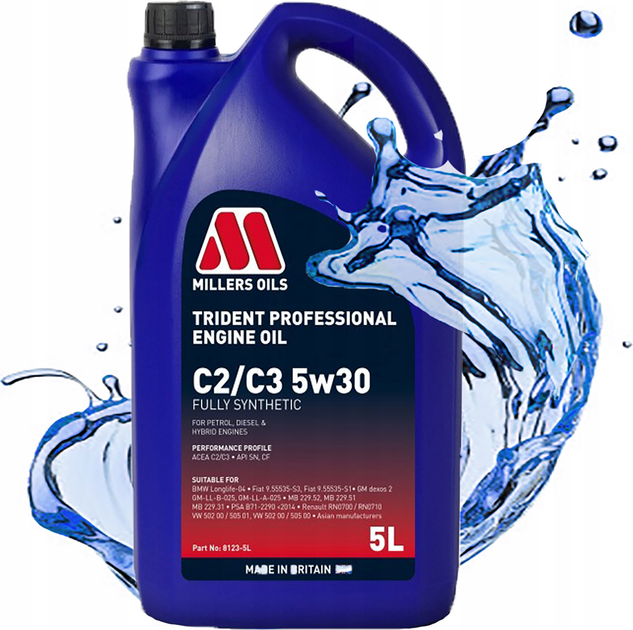 Моторне масло Millers Oils Trident Professional 5W30 5 л (5024081812357) - зображення 2