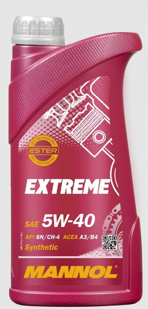 Olej silnikowy Mannol Exstreme 5W40 1 l (4036021102542) - obraz 1