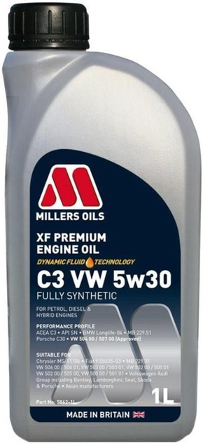 Olej silnikowy Millers Oils XF Premium 5W30 1 l (5024081586210) - obraz 1