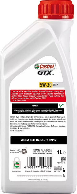 Моторне масло Castrol GTX 5W30 1 л (4008177157325) - зображення 2