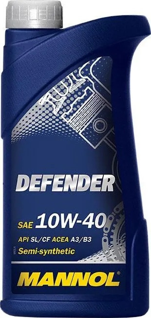Olej silnikowy Mannol Defender 7507 10W40 1 l (4036021102566) - obraz 1