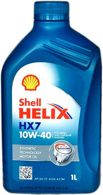 Olej silnikowy Shell Helix HX7 10W40 1 l (5011987247758) - obraz 1