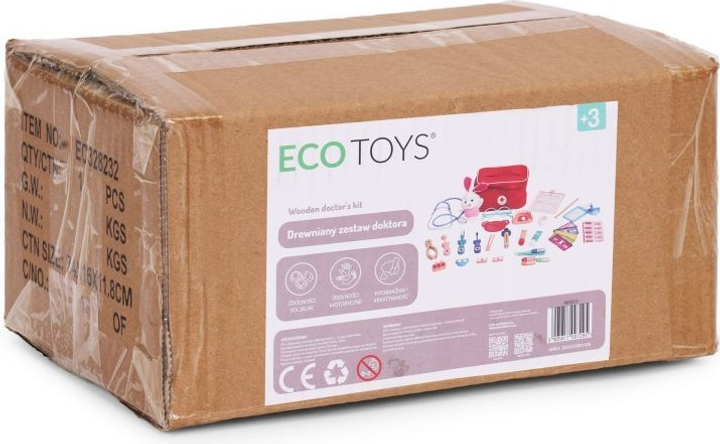 Zestaw małego lekarza EcoToys Torba medyczna 28 elementów HM328233 (5905817007295) - obraz 9