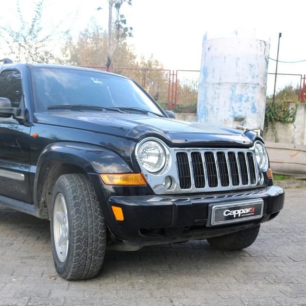 Дефлектор капота EuroCap для Jeep Cherokee/Liberty 2002-2007 - защитный дефлектор капота EuroCap - изображение 3