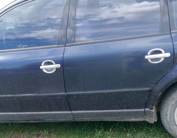 4 Накладки под ручки дверей для Volkswagen Passat B5 1997-2005, нержавеющая сталь - изображение 3