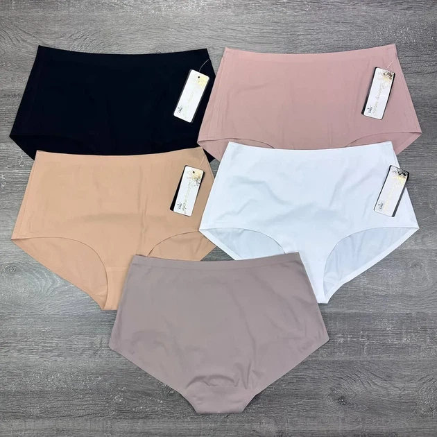 Женские трусы бесшовные высокой посадки Lanny Mode 5003в 2XL черный - изображение 2