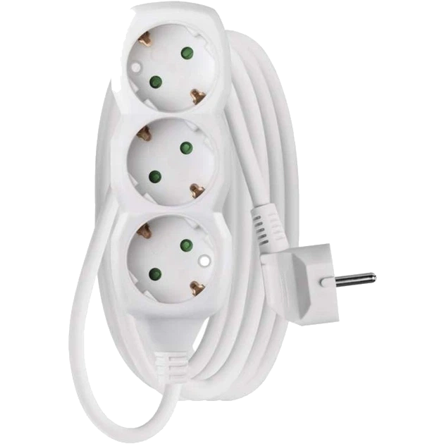 Сетевой удлинитель EMOS P0325R 3 розетки 5 м - Фото 1 Сетевой удлинитель EMOS P0325R 3 розетки 5 м - изображение 1