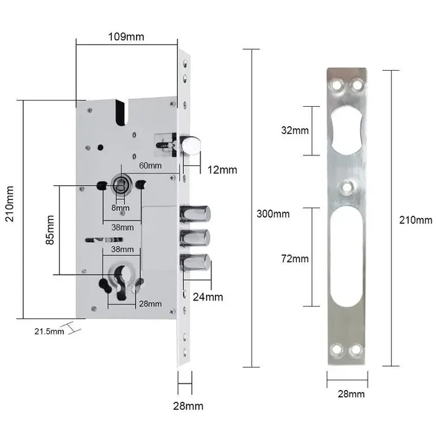 Врезная часть SEVEN LOCK 6085 - изображение 2