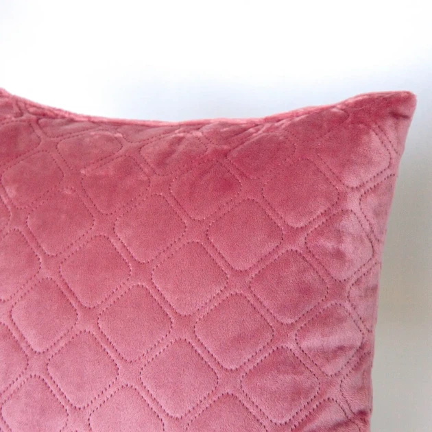 Подушка декоративна 50×70 VELOUR ТЕП рожева Mesa Rose, велюр, м’яка, антиалергенна (3-00435_29235) - зображення 5