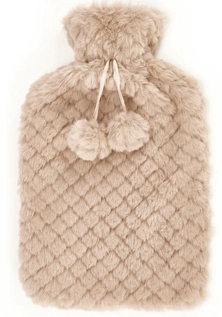 Termofor Giftdecor Pompon beżowy 1.8 l (8430852172525) - obraz 1