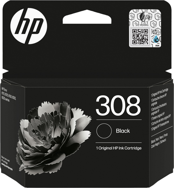 Картридж HP 308 Black 3 мл (7FP21UE#CE1) - зображення 1