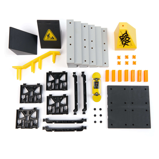 Zestaw Fingerboard Tech Deck kolorowa deskorolka Pyramid Shredder Rampa + naklejki (778988499306) - obraz 5