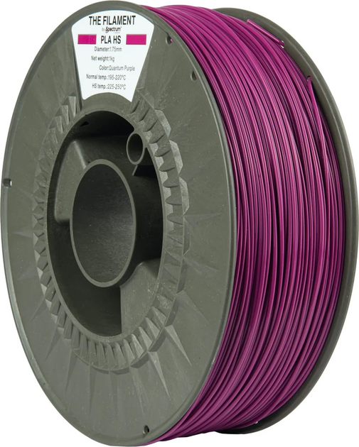 Пластик для 3D принтера Spectrum PLA HS 1.75 мм 1 кг Purple (TF-24040) - зображення 2