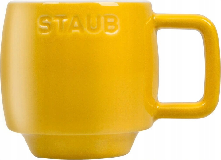 Kubek Staub Serving ceramiczny Żółty 100 ml (3272340059216) - obraz 2