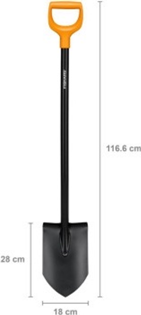 Лопата штикова Fiskars Solid (1066716) - зображення 5