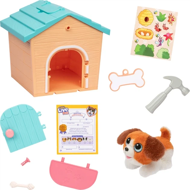 Игрушка Moose Little Live Pets Домик с плюшевой собачкой Оранжевый (26616) - изображение 3