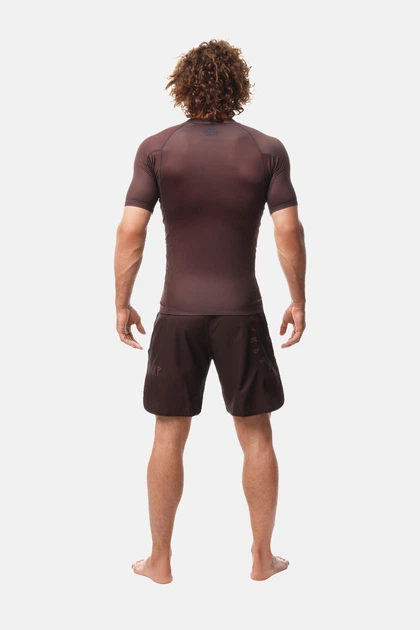 Рашгард Core Rashguard Short Sleeve Dark Oak L Цвет Коричневый (501323-859-L) - Фото 4 Рашгард Core Rashguard Short Sleeve Dark Oak L Цвет Коричневый (501323-859-L) - изображение 4