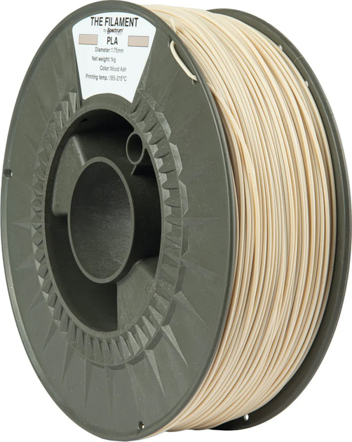 Пластик для 3D принтера Spectrum PLA 1.75 мм 1 кг Wood Ash (TF-24009) - зображення 2