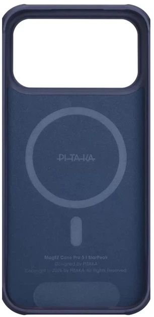 Etui PITAKA StarPeak Aramid ProGuard MagSafe do iPhone 17 Pro Max Milky Way Galaxy (0741654367391) - obraz 3