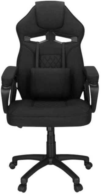 Fotel gamingowy Springos HF0036 Czarny (5908455301053) - obraz 1