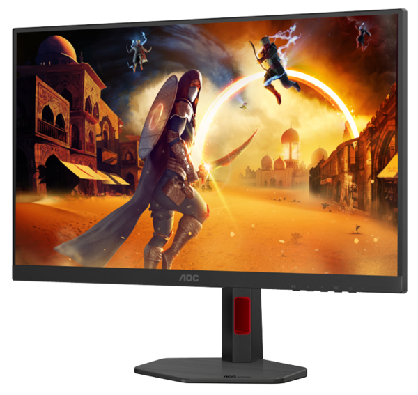Монiтор 27" AOC Q27G4ZR Black/Red - изображение 2