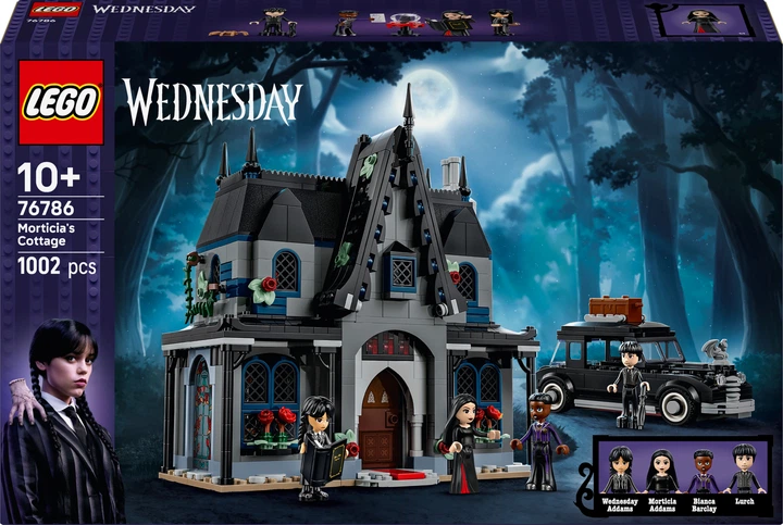 Конструктор LEGO Wednesday Маєток Мортисії 1002 деталі 76786 (5702017813202) - Фото 1 Конструктор LEGO Wednesday Маєток Мортисії 1002 деталі 76786 (5702017813202) - зображення 1