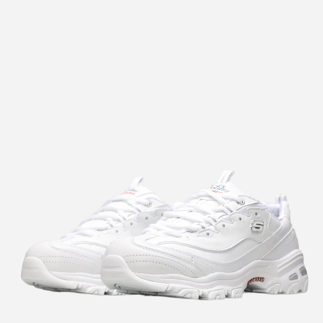 Buty sportowe damskie Skechers D'Lites - Fresh Start 11931-WNVR 41 (11US) 28 cm Biale (191665677994) (955555903142253) - Outlet - obraz 3