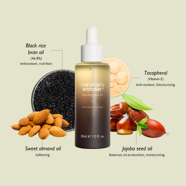 Olejek do twarzy Haruharu Wonder Black Rice 30 ml (8809532220731) - obraz 5