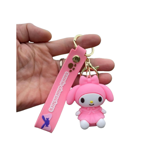Брелок Май Мелоди Хелло Китти My Melody Hello Kitty Привет Китти Санрио аниме фигурка игрушка для ключей, рюкзака, сумки 7 см - Фото 3 Брелок Май Мелоди Хелло Китти My Melody Hello Kitty Привет Китти Санрио аниме фигурка игрушка для ключей, рюкзака, сумки 7 см - изображение 3