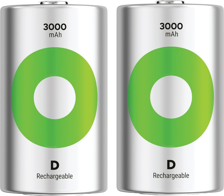 Akumulator GP ReCyko D (HR20) 1.2V 3000 mAh 2 szt (GPRHC30DC002) - obraz 1