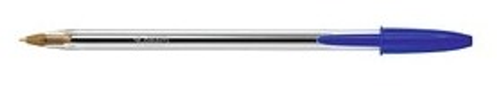 Zestaw długopisów kulkowych BIC Cristal Niebieski 0.4 mm Przezroczysta obudowa 50 szt (0070330129627) - obraz 4