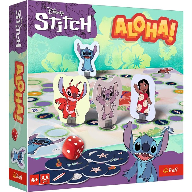Gra planszowa Trefl rodzinna Lilo i Stitch, Aloha! (5900511026573) - obraz 1