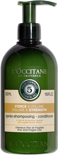 Кондиціонер для волосся L'Occitane en Provence Force and Volume для об'єму 500 мл (3253581768846) - зображення 1