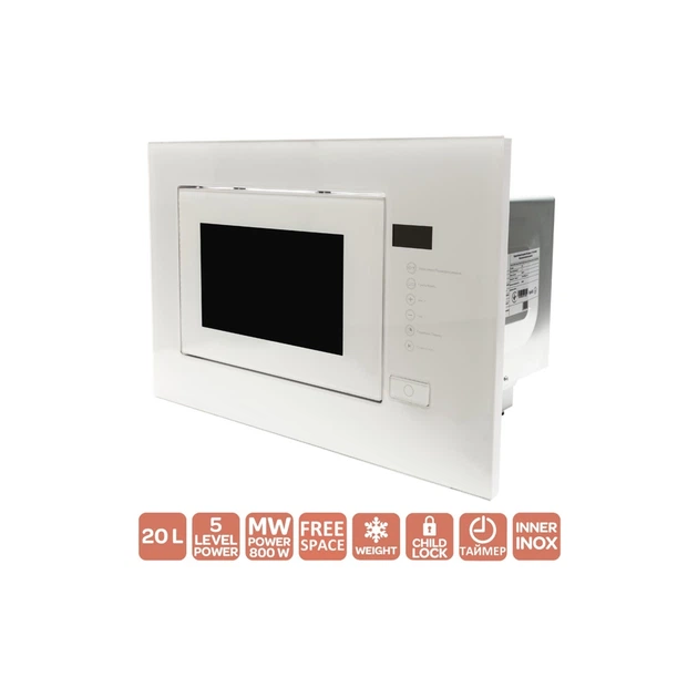 Микроволновая печь Ventolux MWBI 20 G WH TC FS - изображение 2