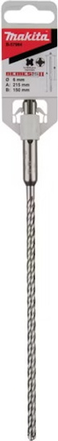 Wiertło do betonu Makita Nemesis II 6 x 215 mm B-57984 (88381520874) - obraz 1