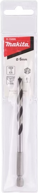 Wiertło do drewna Makita Economy 6 x 110 mm D-15899 (88381187053) - obraz 1