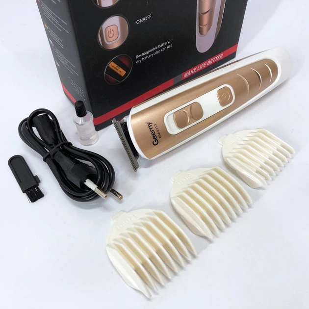 Машинка для стрижки волосся Geemy GM-6113 акумуляторна - изображение 2