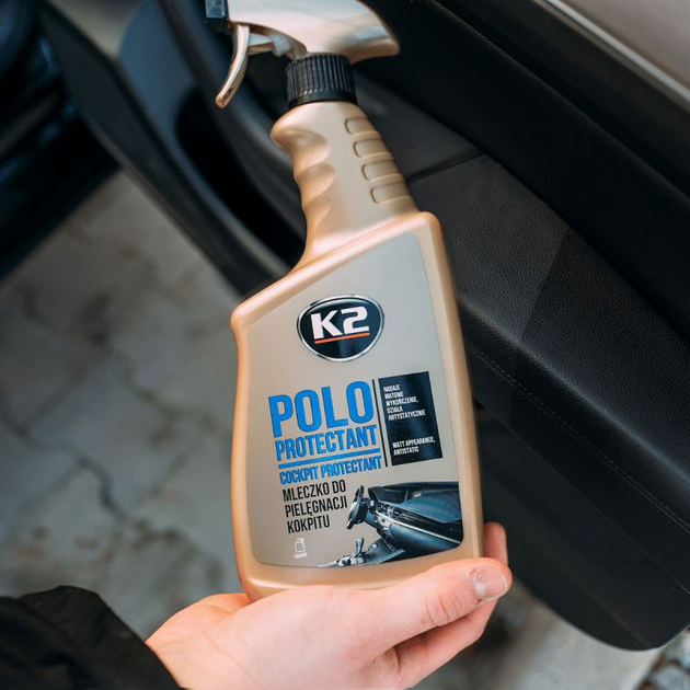 Молочко для догляду за панеллю приладів K2 POLO PROTECTANT 750 мл (5906534000590) - зображення 3