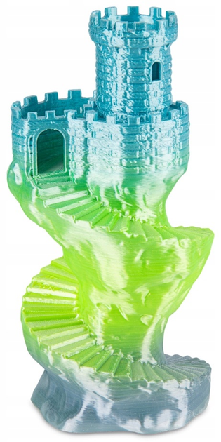 Filament do drukarek 3D Filament Spectrum PLA SILK Rainbow 1.75mm 1000 g Frost Gloss (5905991400875) - obraz 5