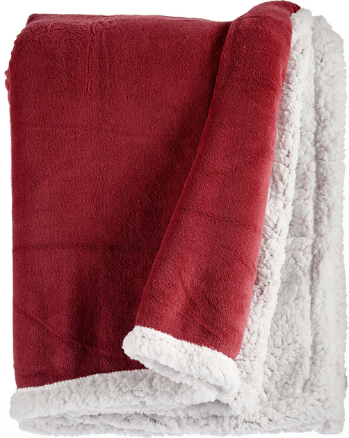 Покривало Giftdecor Naro червоне 130 x 170 см (8430852896810) - зображення 1