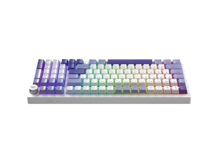 Клавіатура Proove Gaming Slicker Wireless Keyboard White (WKSL00022402) - Фото 2 Клавіатура Proove Gaming Slicker Wireless Keyboard White (WKSL00022402) - изображение 2