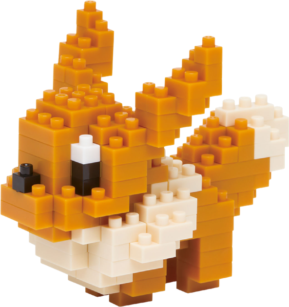 Klocki konstrukcyjne Nanoblock Pokemon Eevee 130 elementów NBPM_005 (4972825146231) - obraz 2